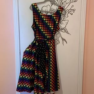 Rainbow hearts dress 🌈 ❤️🧡💛💚💙💜